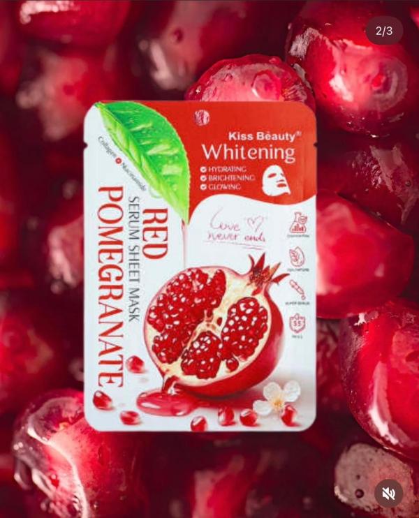 Mascarilla Kiss Beauty Pomegranate